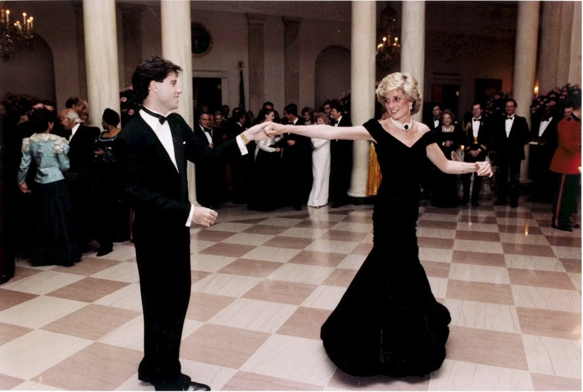 Principessa Diana Balla con John Travolta